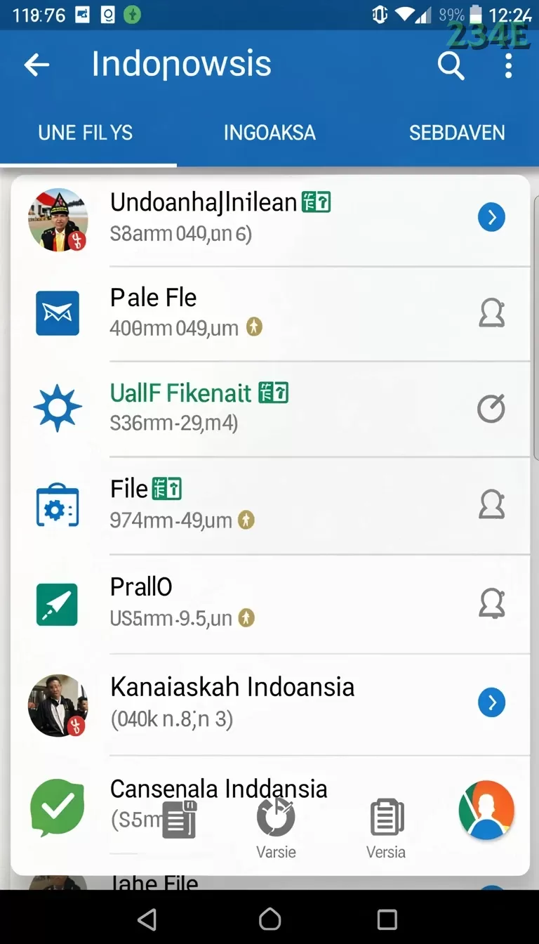 Cuplikan layar ZZ4D — aktivitas