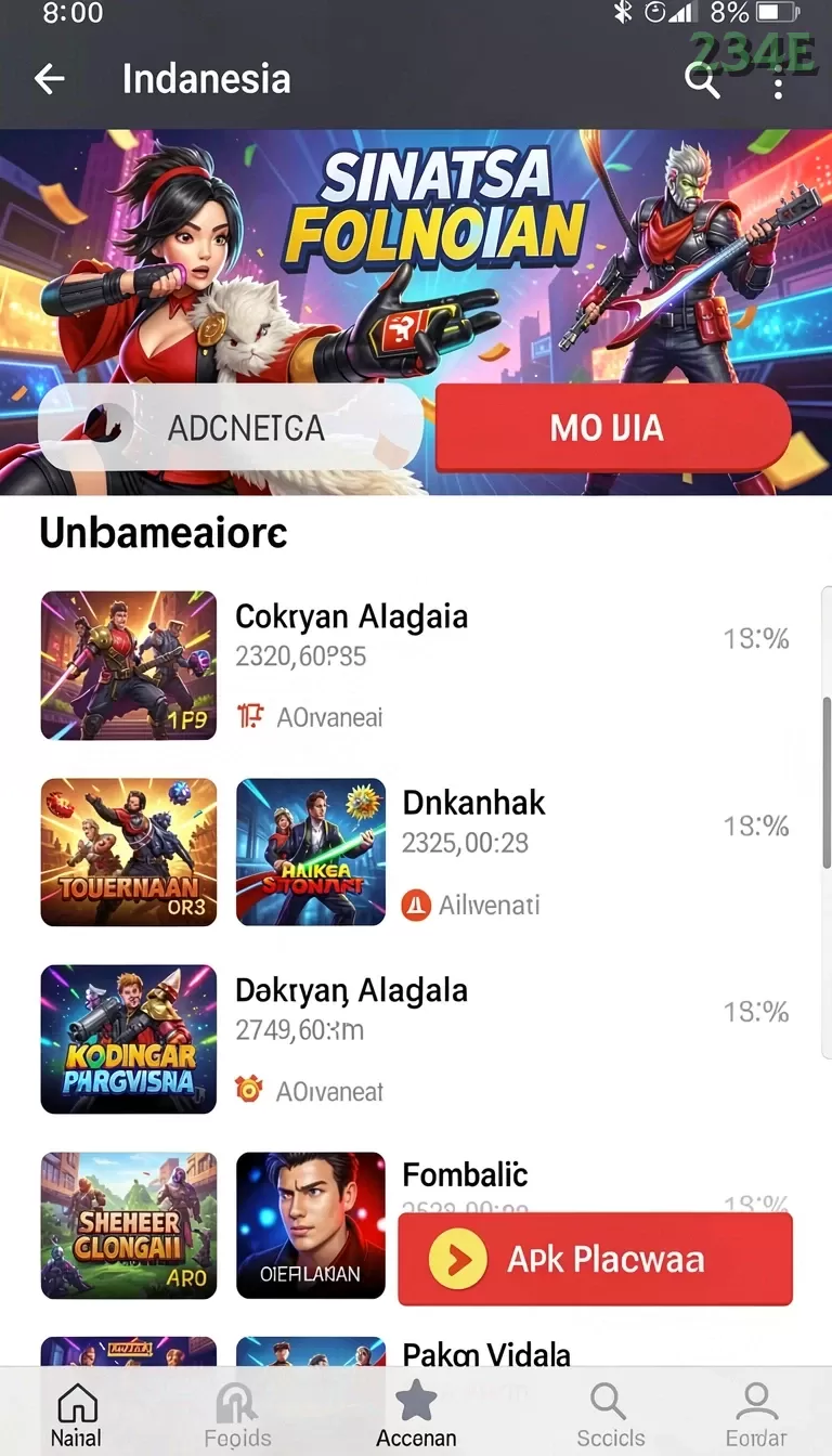 Cuplikan layar MT777 — pengaturan akun