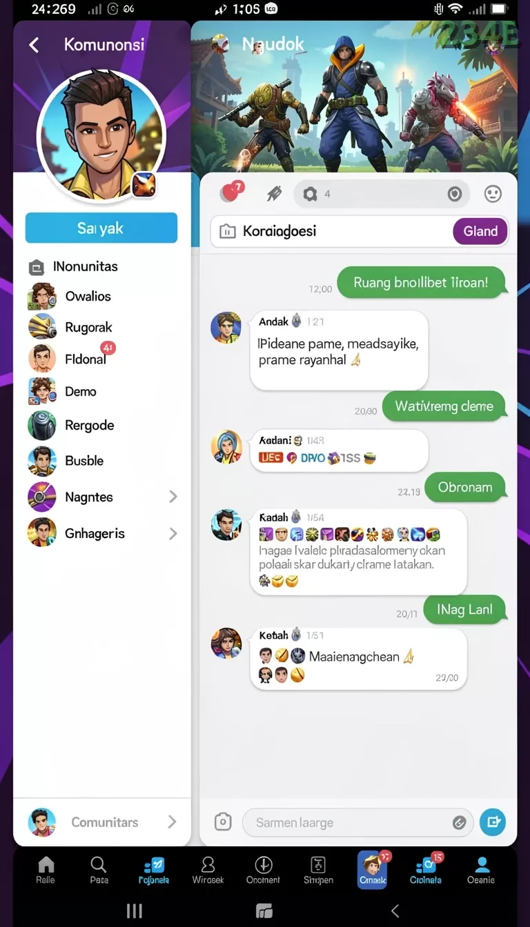 Cuplikan layar MT777 — aktivitas